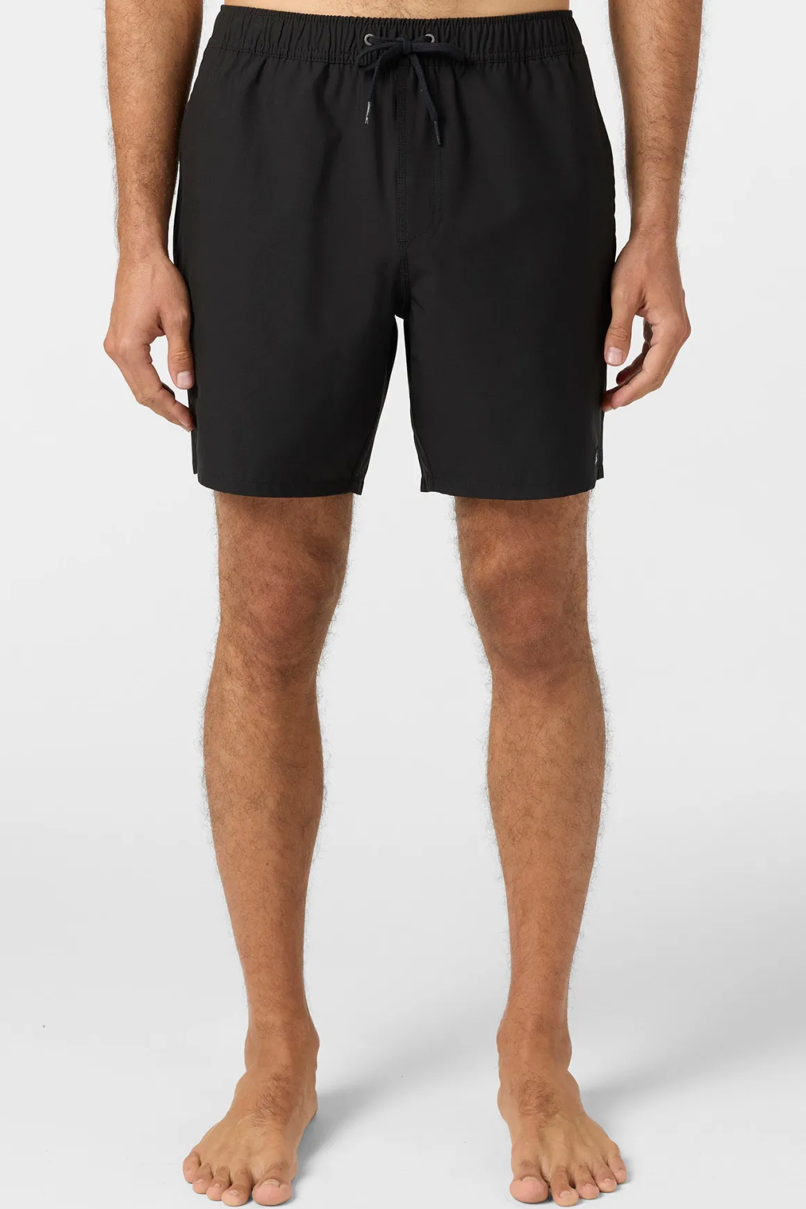 Lennox Hermosa Solid Volley 17" Swim Trunks Trunks - Black | O'Neill