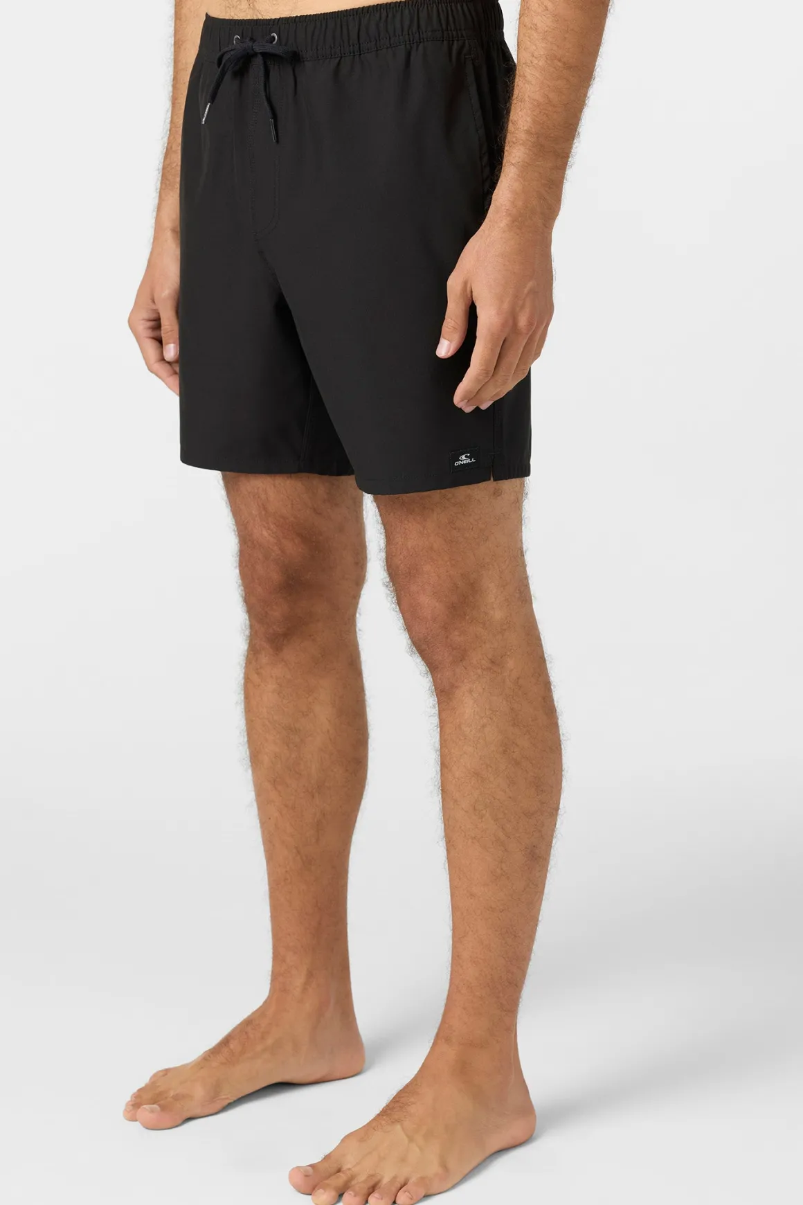 Lennox Hermosa Solid Volley 17" Swim Trunks Trunks - Black | O'Neill