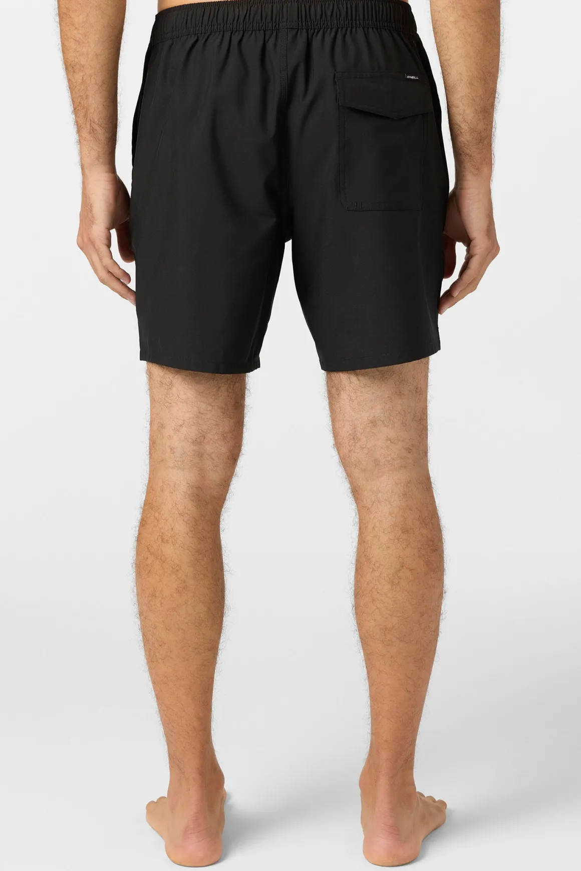 Lennox Hermosa Solid Volley 17" Swim Trunks Trunks - Black | O'Neill