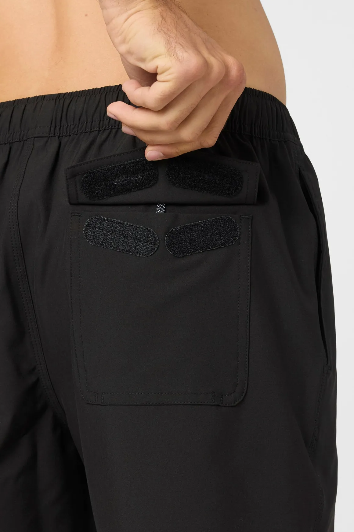 Lennox Hermosa Solid Volley 17" Swim Trunks Trunks - Black | O'Neill