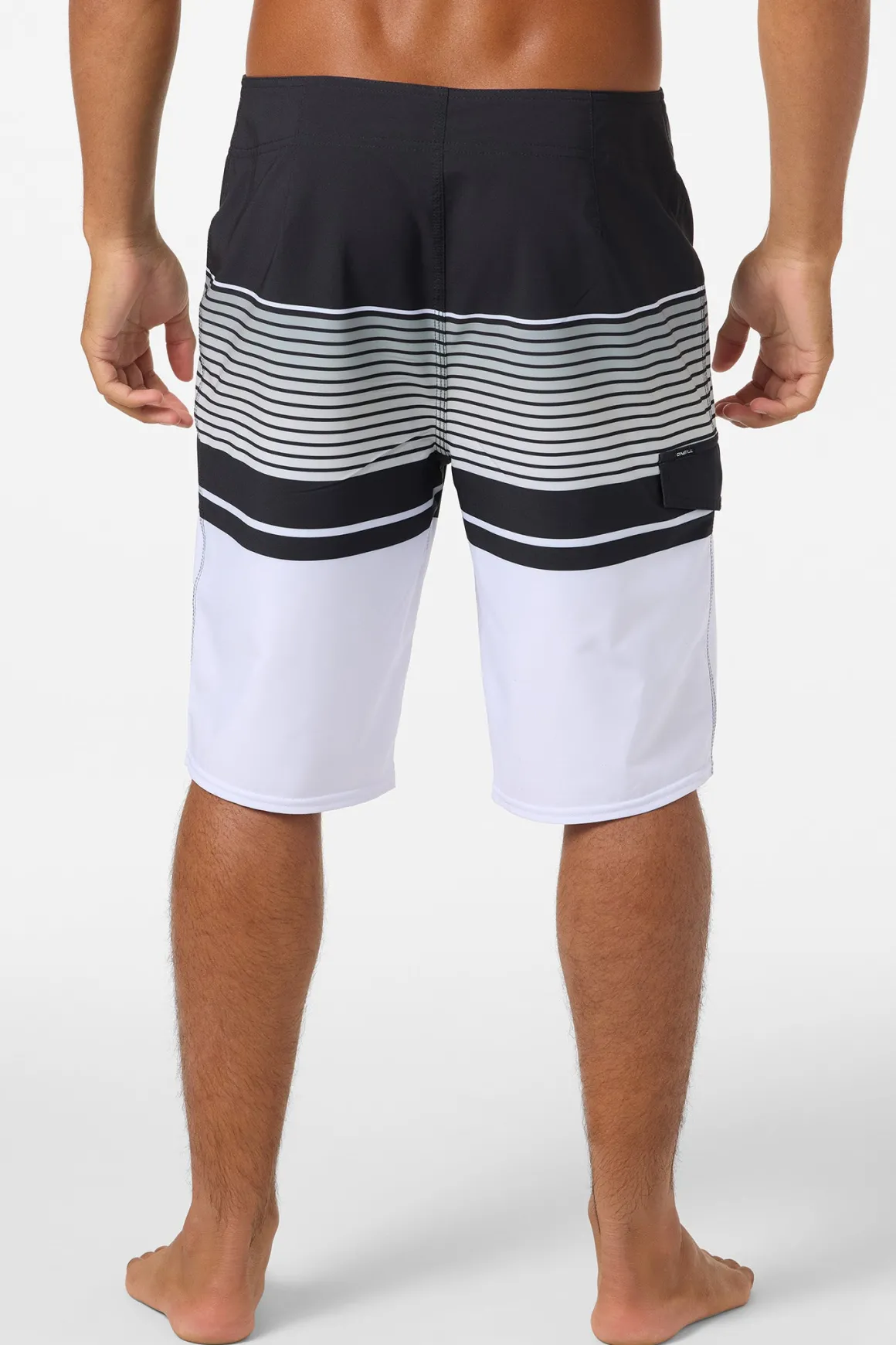 Lennox Stripe 21" Boardshorts - White | O'Neill