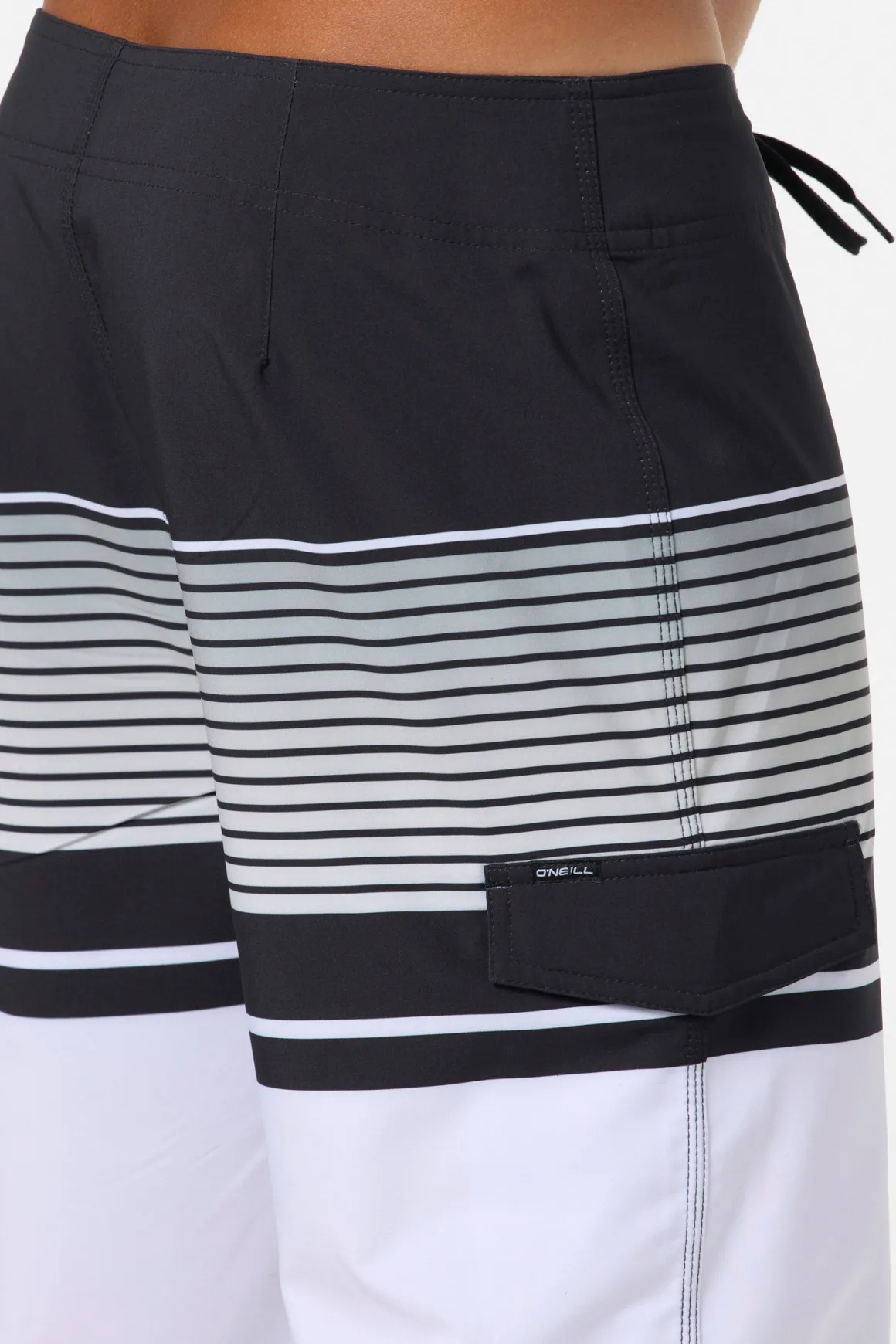Lennox Stripe 21" Boardshorts - White | O'Neill