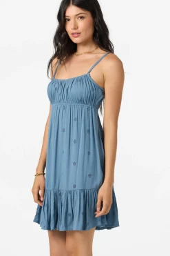 Leyton Emb Short Dress - Provincial Blue | O'Neill