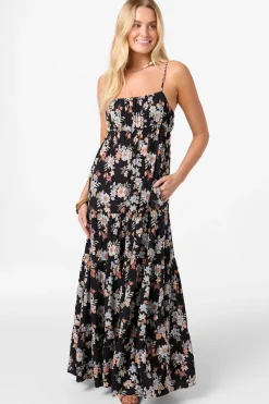 Lillie Bali Floral Dress Maxi Dress - Black | O'Neill