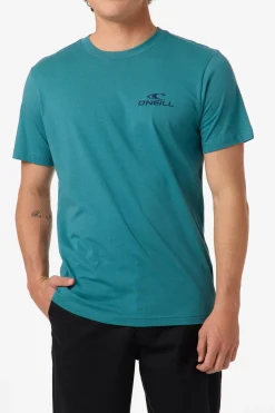 Lineup Classic Tee Standard Fit Tee - Hydro | O'Neill