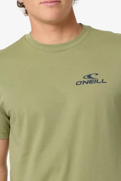 Lineup Classic Tee Standard Fit Tee - Oil Green | O'Neill