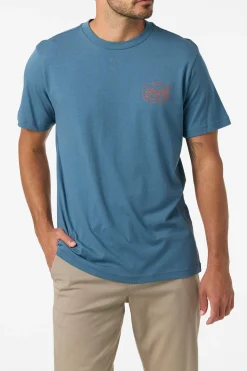Locksmith Classic Tee Standard Fit Tee - Blue Fusion | O'Neill