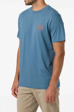 Locksmith Classic Tee Standard Fit Tee - Blue Fusion | O'Neill