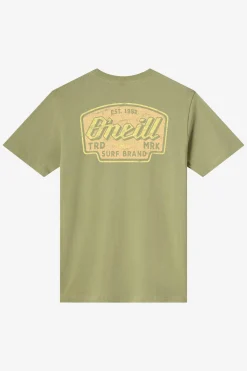 Locksmith Classic Tee Standard Fit Tee - Oil Green | O'Neill