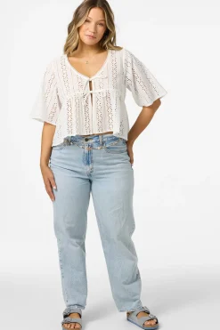 Loni Eyelet Top - White | O'Neill