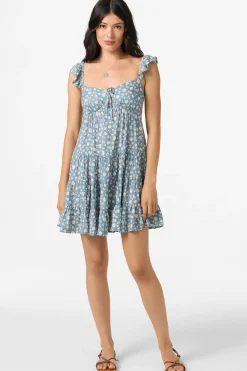 Lorelei Primrose Short Dress - Provincial Blue | O'Neill