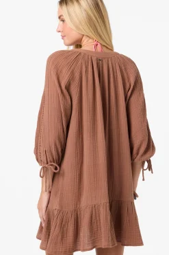 Lou Mini Cover-Up Dress - Carob Brown | O'Neill
