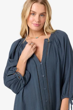 Lou Mini Cover-Up Dress - Slate | O'Neill