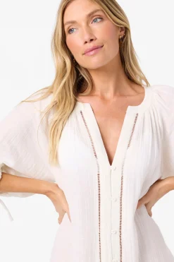 Lou Mini Cover-Up Dress - White | O'Neill