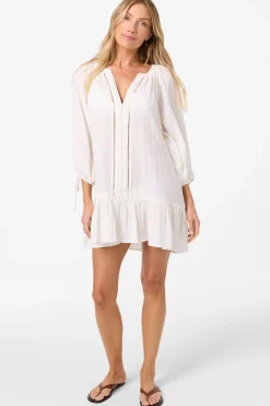 Lou Mini Cover-Up Dress - White | O'Neill