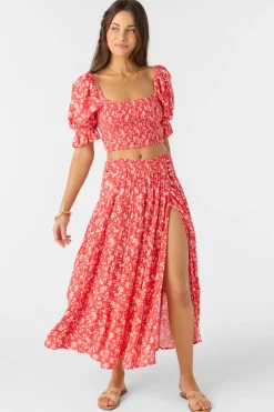 Luciana Midi Skirts - Cayenne | O'Neill