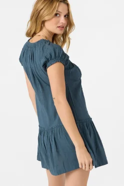 Maggie Short Dress - Slate | O'Neill