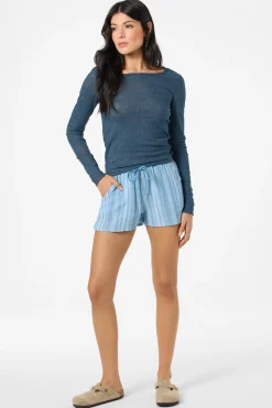 Marliz Lace Top Long Sleeve Top - Slate | O'Neill