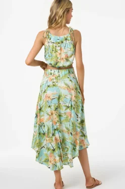 Marnie Tropical Maxi Skirts - Nile Blue | O'Neill