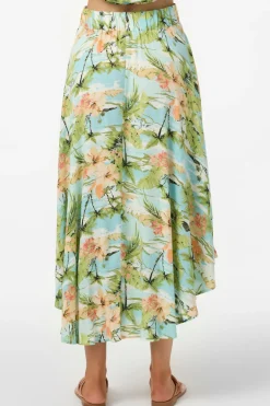 Marnie Tropical Maxi Skirts - Nile Blue | O'Neill