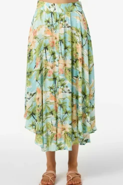 Marnie Tropical Maxi Skirts - Nile Blue | O'Neill