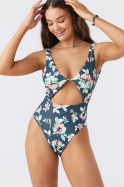 Melody Floral Morro Bay One-Piece - Slate | O'Neill