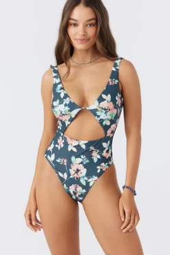 Melody Floral Morro Bay One-Piece - Slate | O'Neill