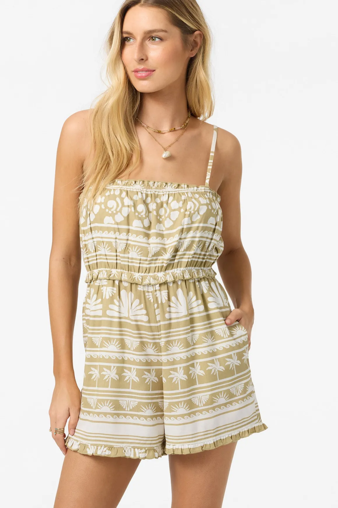 Micah Abstract Romper - Twill | O'Neill