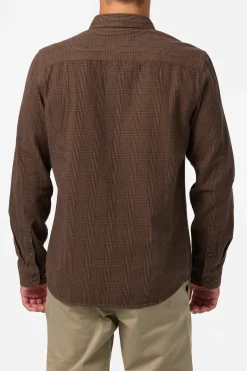 Midland Flannel Standard Fit Long Sleeve Shirt - Dark Khaki | O'Neill