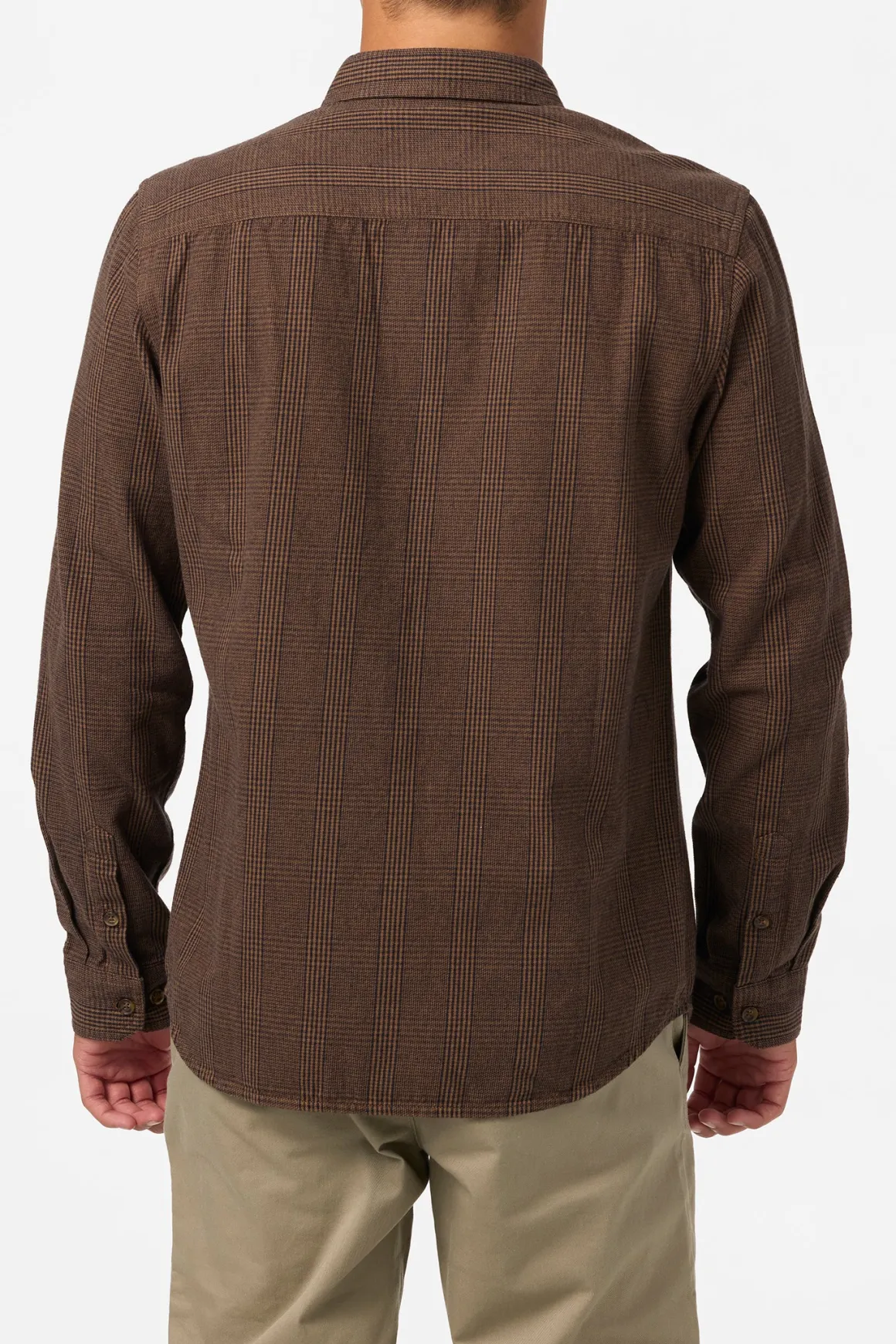 Midland Flannel Standard Fit Long Sleeve Shirt - Dark Khaki | O'Neill