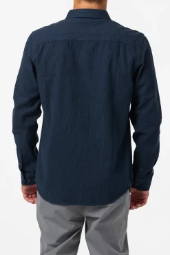 Midland Flannel Standard Fit Long Sleeve Shirt - Midnight Navy | O'Neill