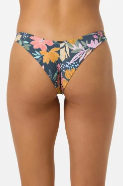 Mila Floral Hermosa Skimpy Bottoms - Slate | O'Neill