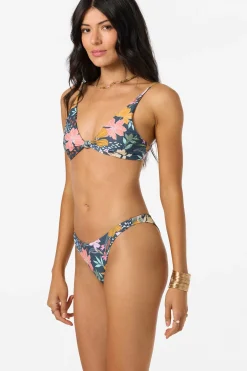 Mila Floral Hermosa Skimpy Bottoms - Slate | O'Neill