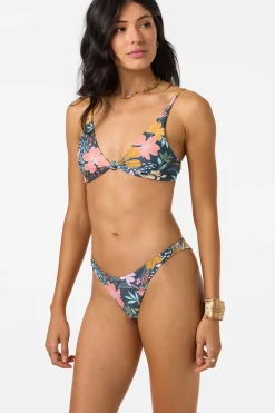 Mila Floral Pismo Bralette Top - Slate | O'Neill