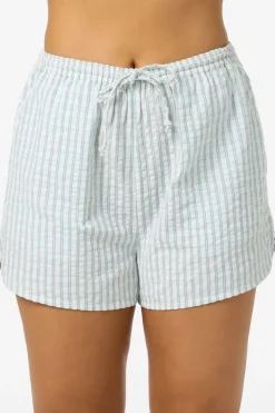 Millie Seersucker Beach Shorts - Winter White | O'Neill