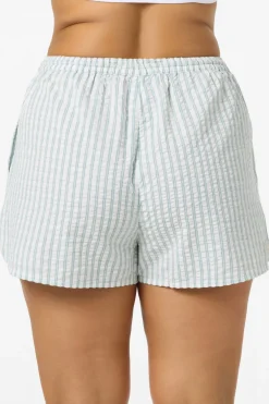 Millie Seersucker Beach Shorts - Winter White | O'Neill