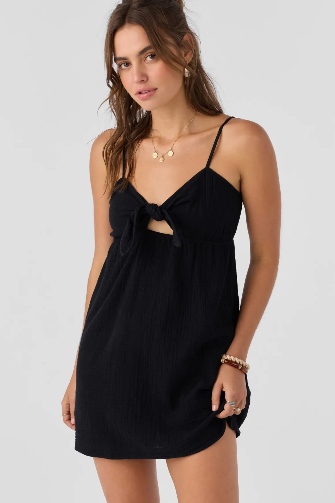 Natalya Short Dress - Black | O'Neill