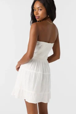 Naya Short Dress - White | O'Neill
