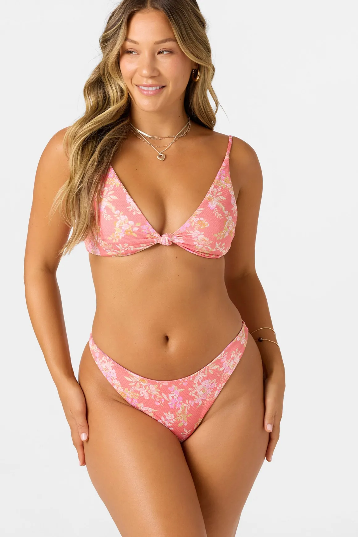 Nayomi Floral Flamenco Cheeky Bottoms - Porcelain Rose | O'Neill