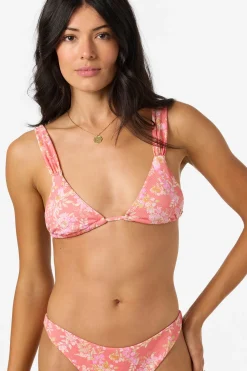 Nayomi Floral Menorca Triangle Top - Porcelain Rose | O'Neill