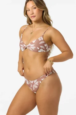 Nomad Floral Hermosa Skimpy Bottoms - Carob Brown | O'Neill
