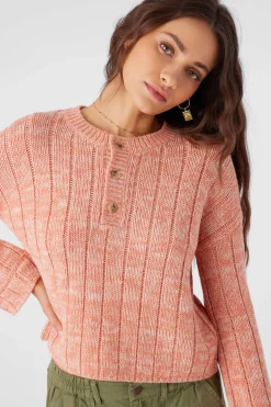 Oceanfront Long Sleeve Sweater - Canyon Clay | O'Neill