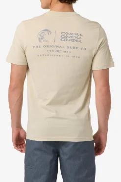 Offset Classic Tee Standard Fit Tee - Lt Khaki | O'Neill