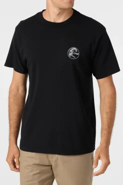 O'Riginals Circle Surfer Relaxed Fit Tee - Black | O'Neill