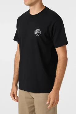 O'Riginals Circle Surfer Relaxed Fit Tee - Black | O'Neill