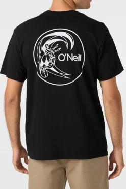 O'Riginals Circle Surfer Relaxed Fit Tee - Black | O'Neill