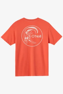 O'Riginals Circle Surfer Relaxed Fit Tee - Burnt Sienna | O'Neill