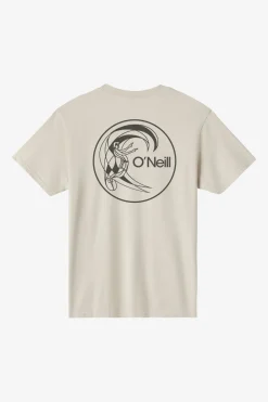 O'Riginals Circle Surfer Tee Relaxed Fit Tee - Lt Khaki | O'Neill