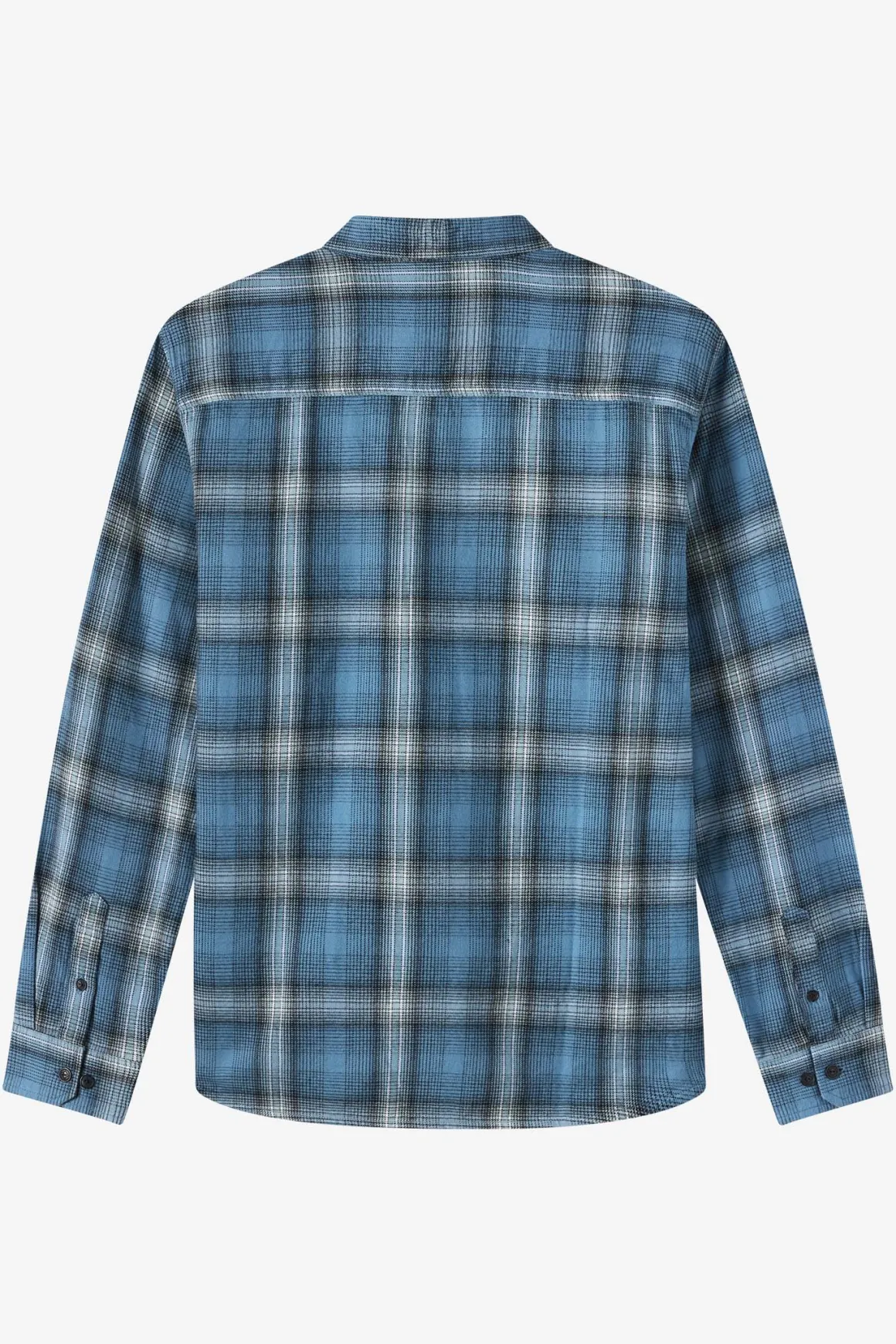 O'Riginals Clashed Flannel Standard Fit Long Sleeve Shirt - Aegean Blue | O'Neill