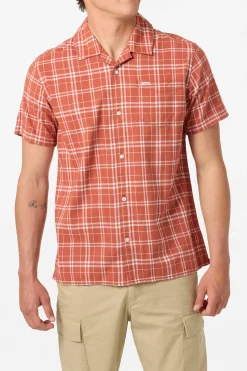 O'Riginals Eco Plaid Standard Standard Fit Shirt - Baked Clay | O'Neill